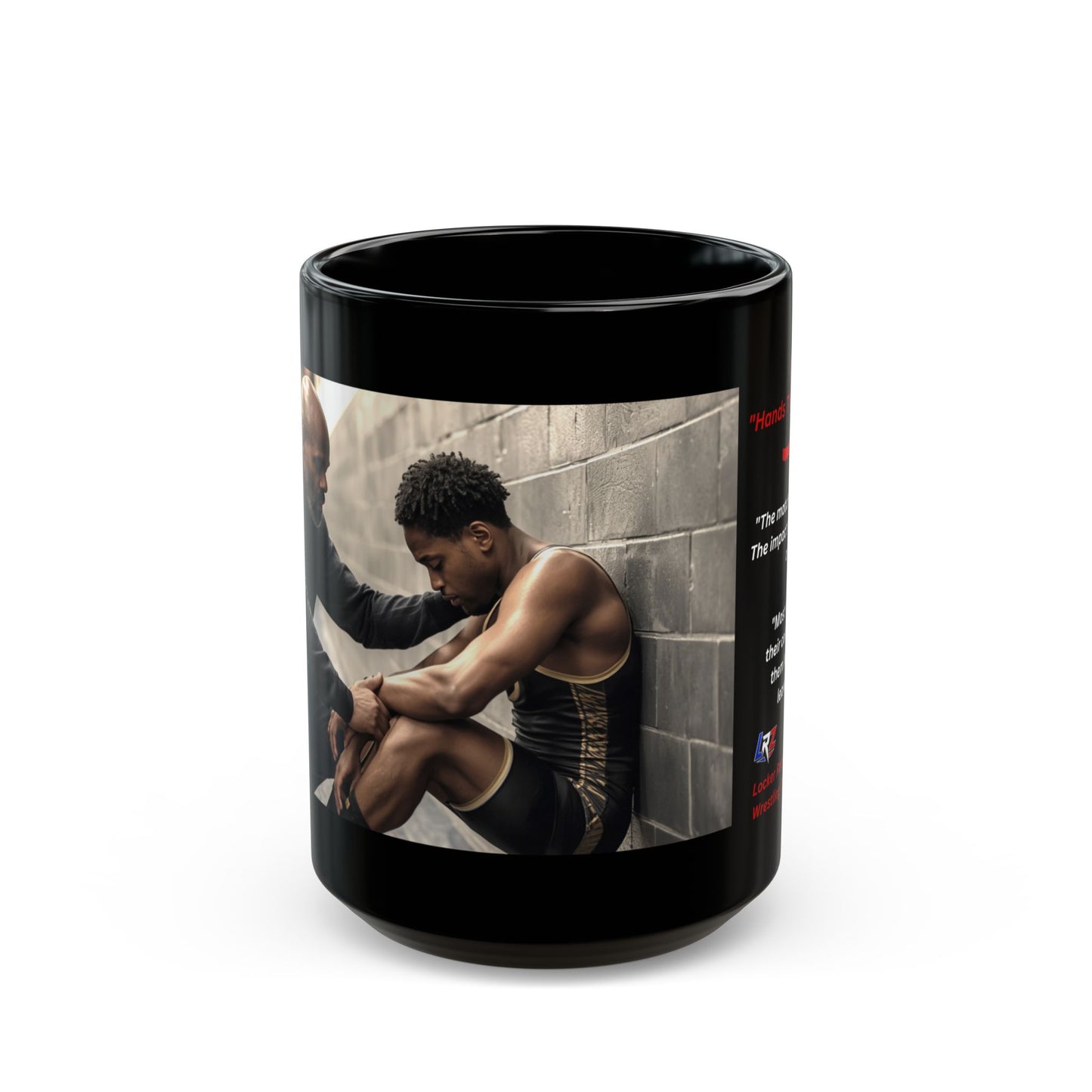 Coach — "Hands That Hold You Up" | 15oz Black Ceramic - FREE SHIPPING
