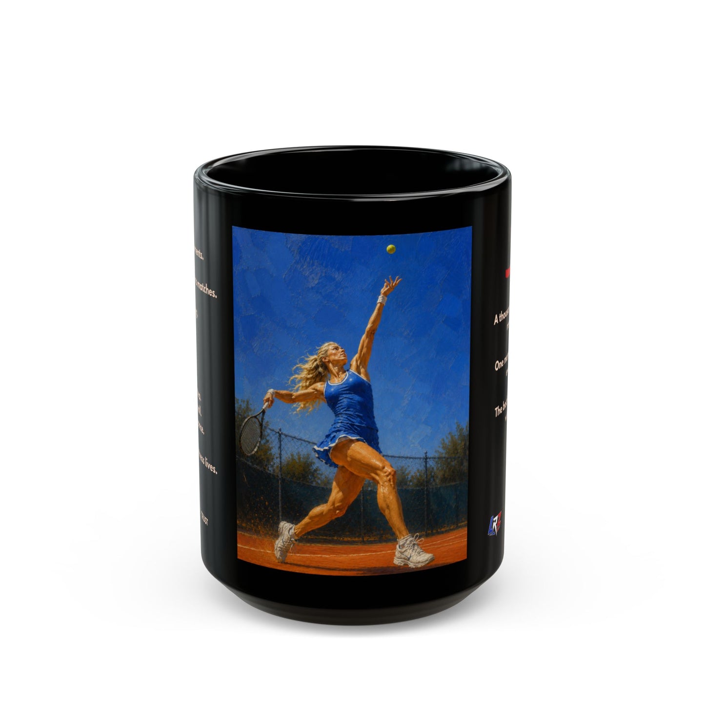 TRUST - Full Extension 3 | Women's Tennis - Foundation - 15oz Daily Mindset Coffee Mug | LRZ Sports