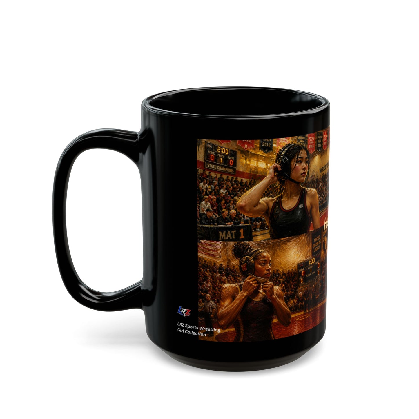 HER TURN | Amateur Girl Wrestling 15oz Coffee Mug - FREE SHIPPING