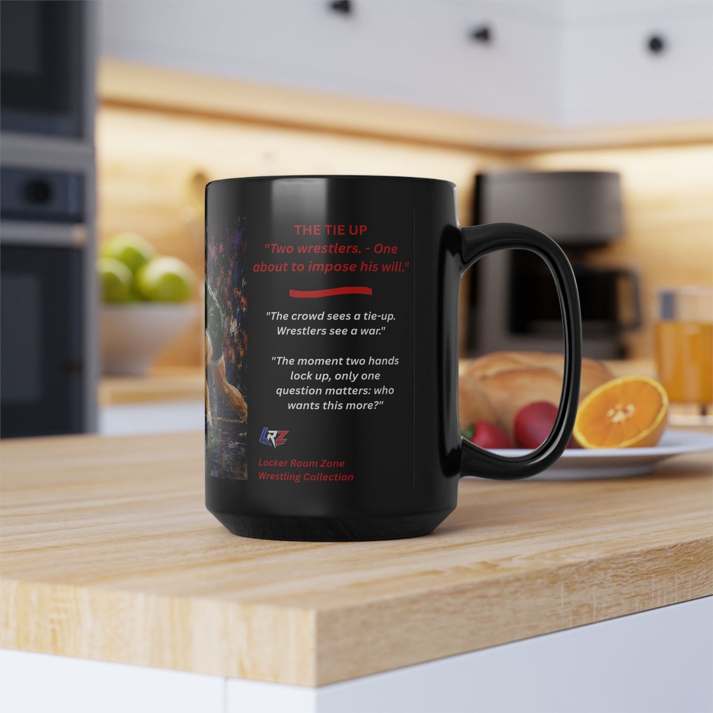 The Tie-Up - 1 - Wrestling Coffee Mug - 15oz - FREE SHIPPING