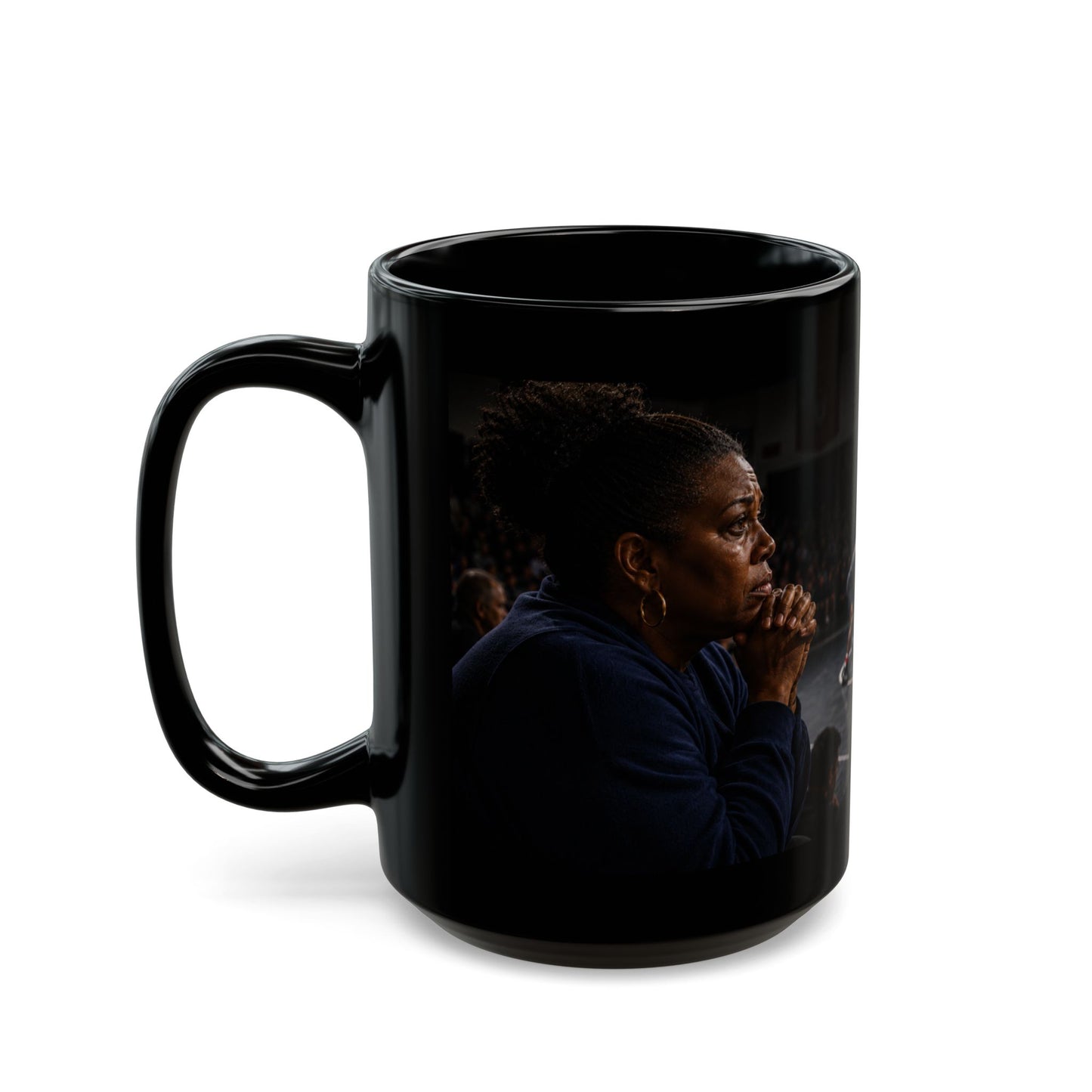 Wrestling Mom #1 - "She Feels Every Second" - 15oz Coffee Mug - FREE SHIPPING