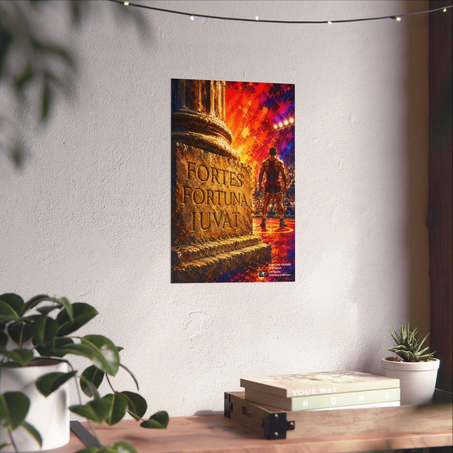 FORTUNE FAVORS THE BOLD - 11" by 17" Matte Poster - FREE SHIPPING