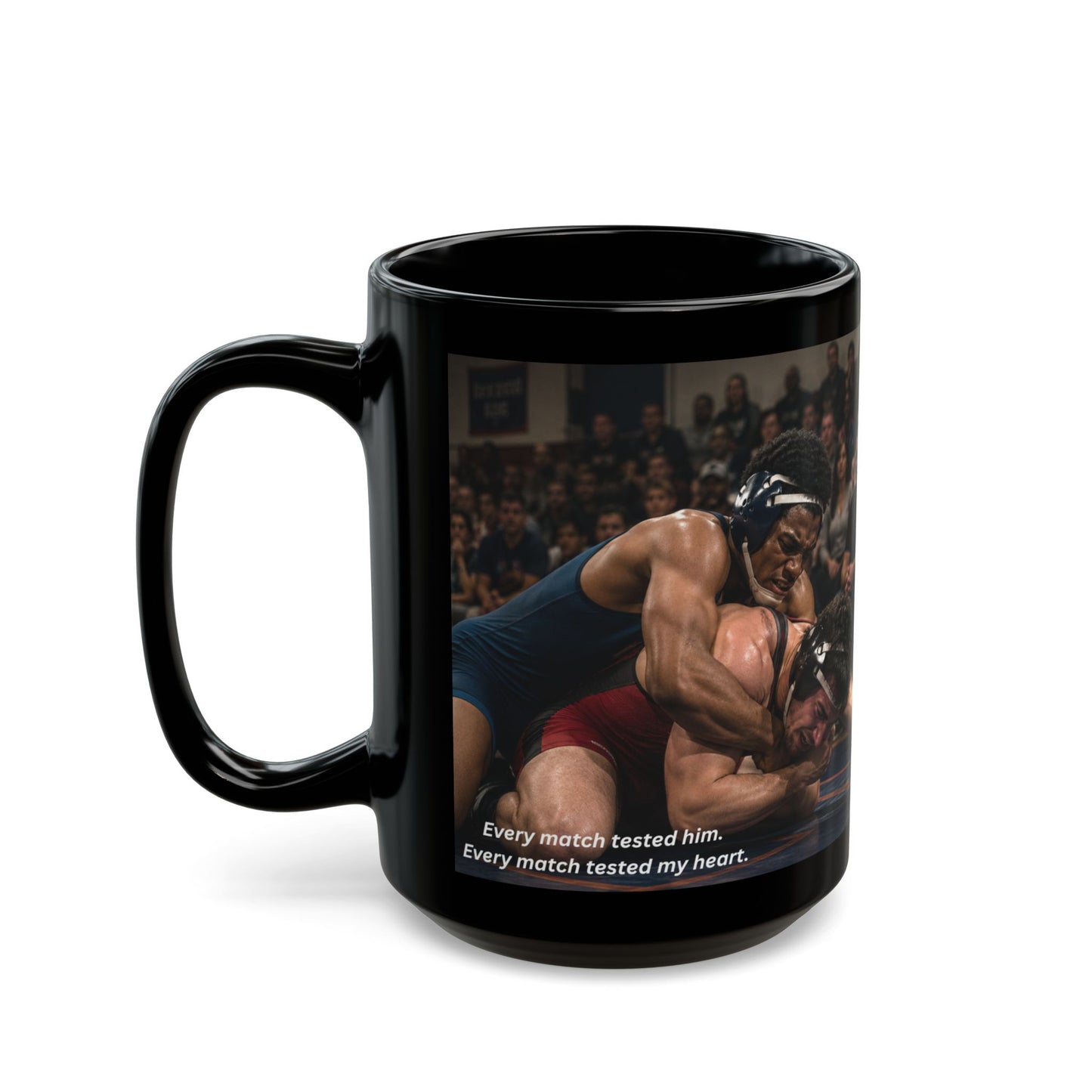 The Weight Of Every Moment™ — Wrestling Mom 15oz Wrestling Coffee Mug- FREE SHIPPING