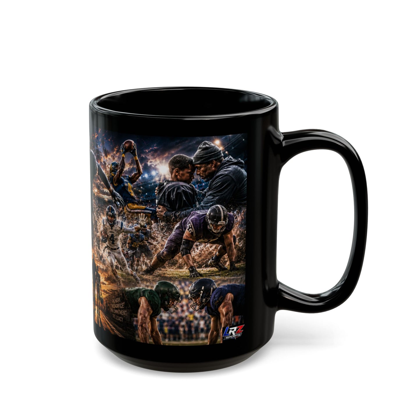 FOOTBALL- - The Spirit of Competition™ Football 15 oz. Coffee Mug - FREE SHIPPING