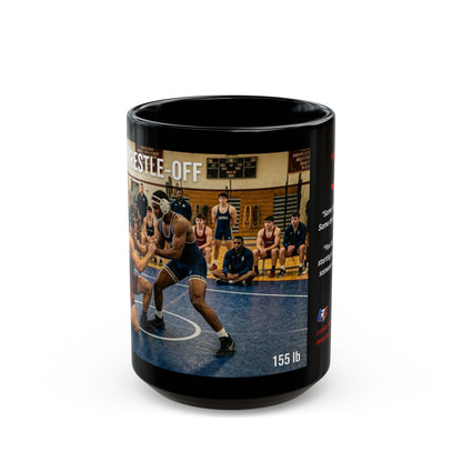 The Wrestle Off - Wrestling Coffee Mug -15oz - FREE SHIPPING