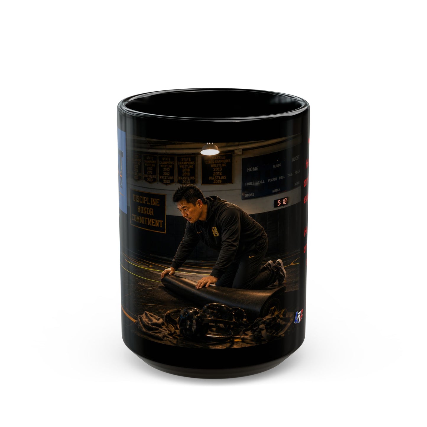 Tradition Edition THE FIRST ONE HERE | Wrestling Coach 15oz Coffee Mug - FREE SHIPPING