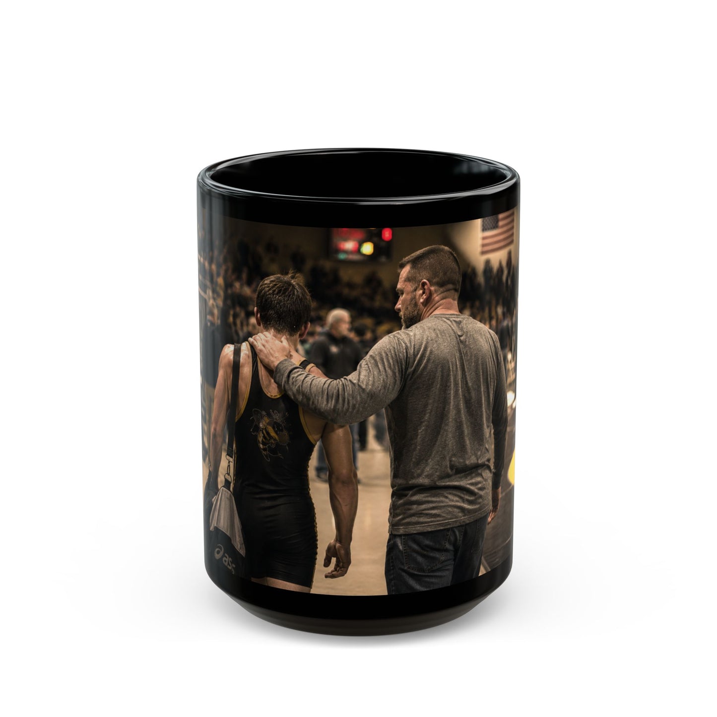 Foundation Edition "Every Step With Him" | Wrestler's Dad 15oz Coffee Mug - FREE SHIPPING