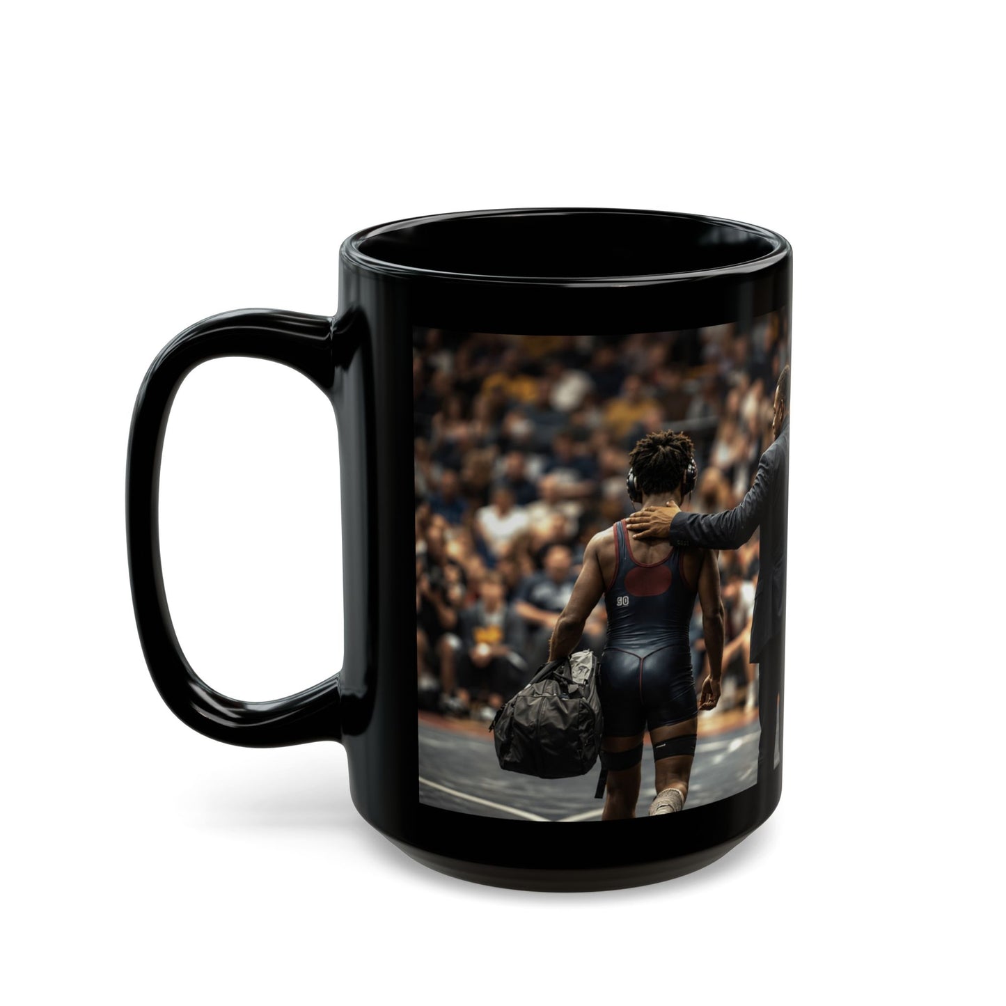 Heritage Edition -WIN OR LOSE I'VE GOT YOU | Wrestling Coach 15oz Coffee Mug - FREE SHIPPING