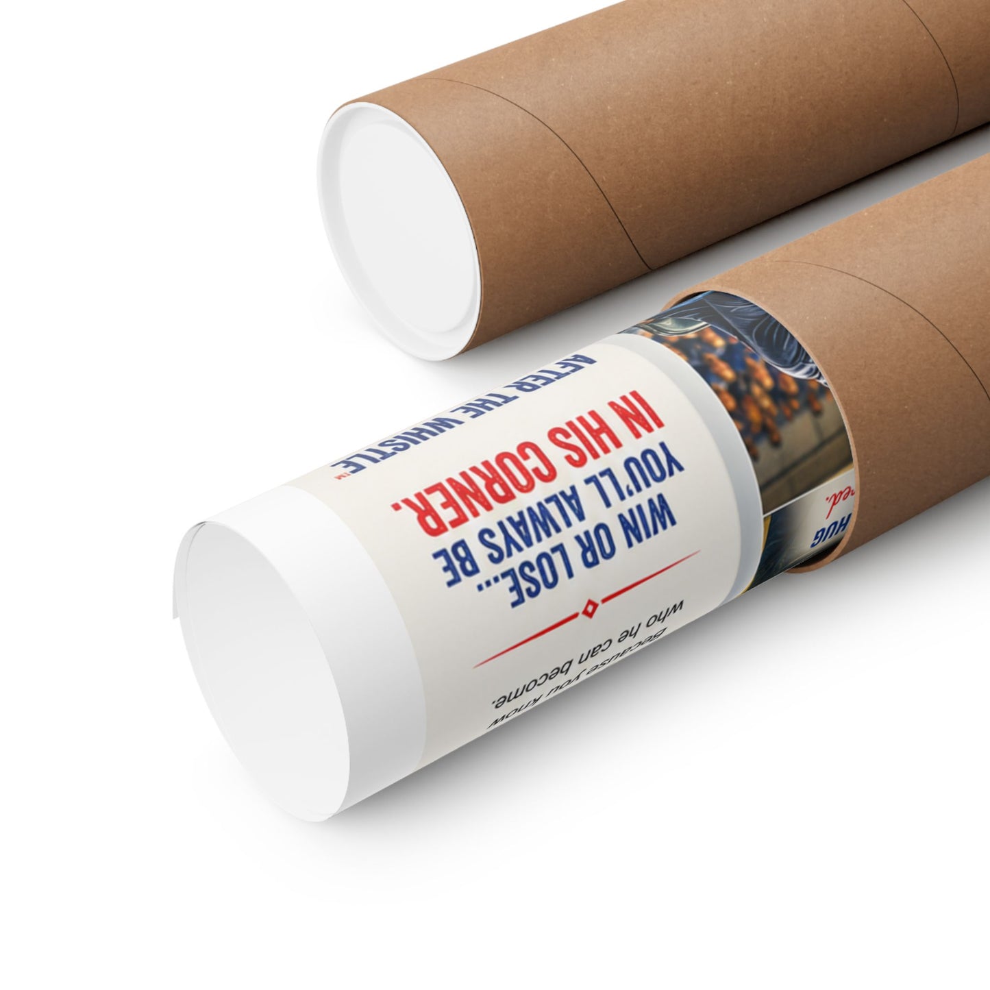 WRESTLING DAD  Always In His Corner - 11" by 17" Matte Poster - FREE SHIPPING