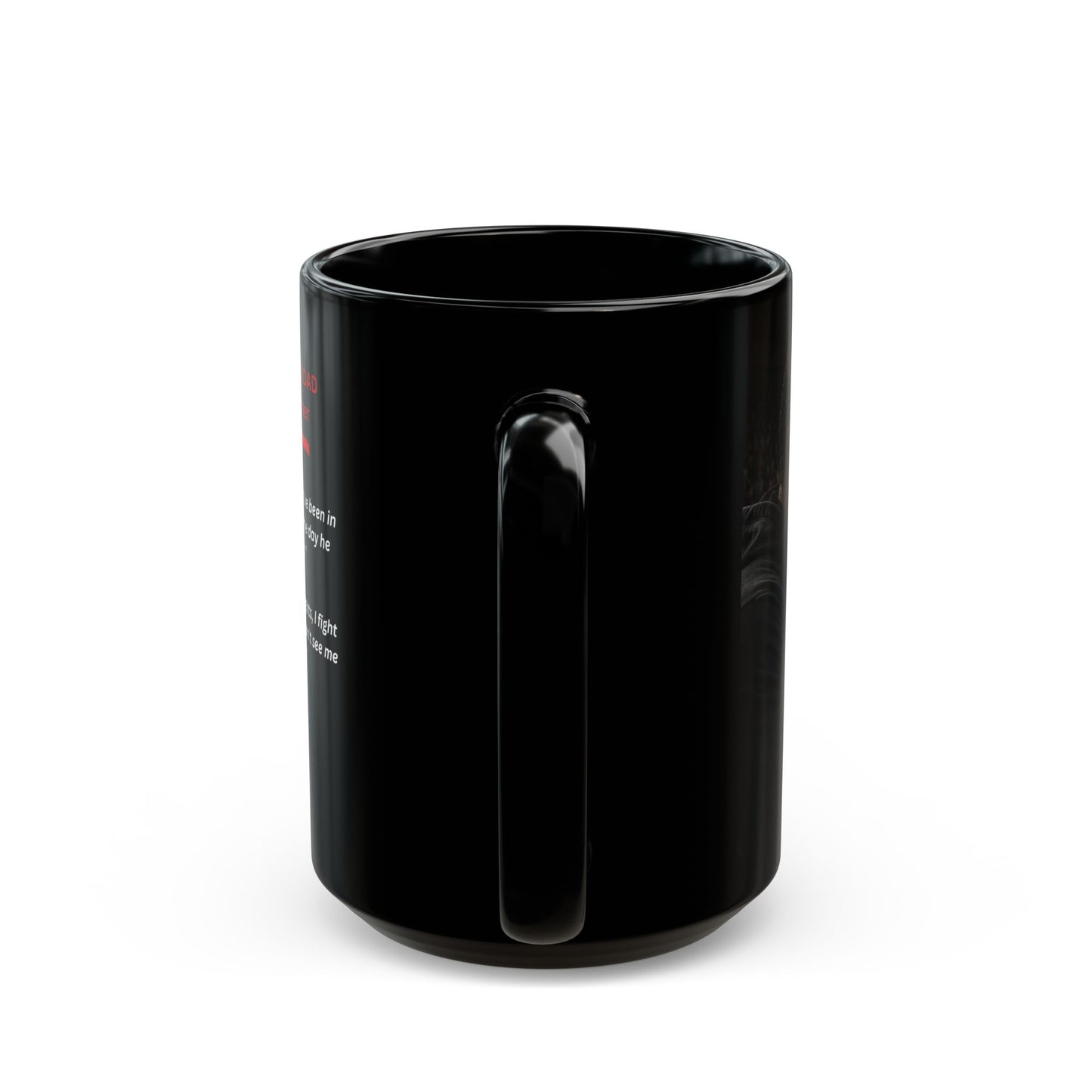 Wrestler's Dad #2 "Always In His Corner" | 15oz Black Ceramic - FREE SHIPPINGAlways