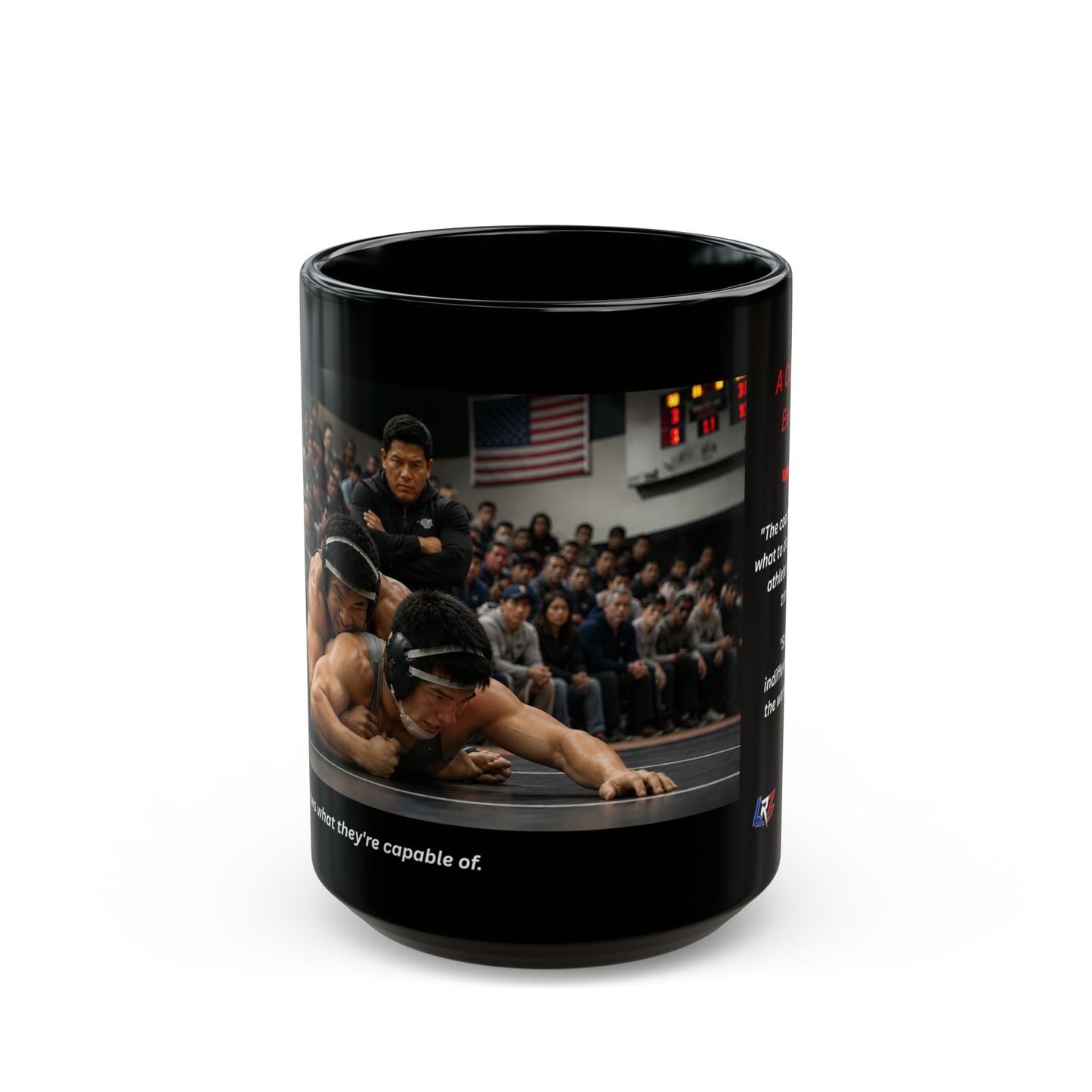 Legacy Edition A COACH SEES EVERYTHING | Wrestling Coach 15oz Coffee Mug - FREE SHIPPING
