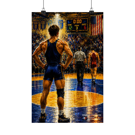 THE LAST MATCH - 11" × 17" Wrestling Wall Art Poster - FREE SHIPPING