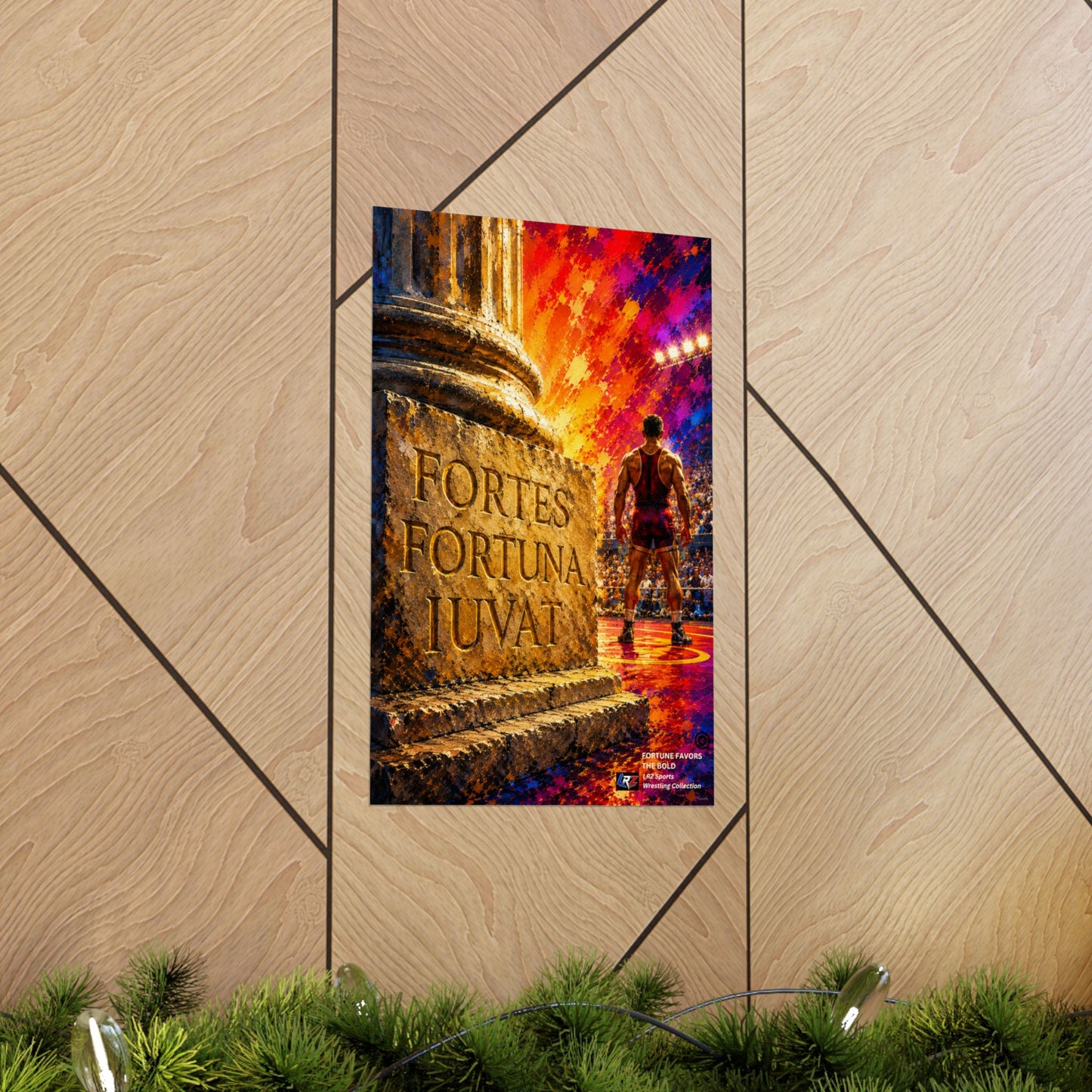FORTUNE FAVORS THE BOLD - 11" by 17" Matte Poster - FREE SHIPPING