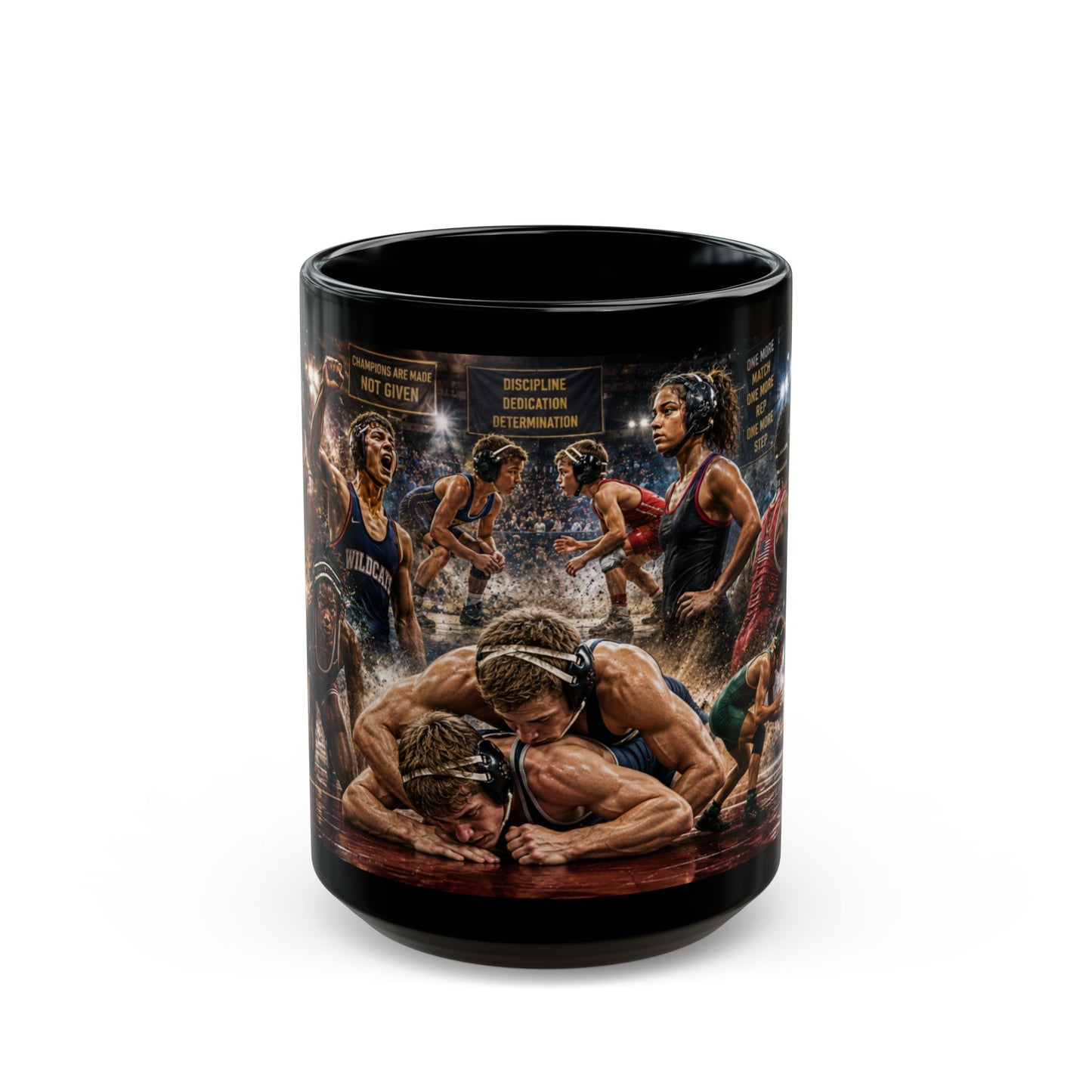WRESTLING - - The Spirit of Competition™ 15 oz. Coffee Mug - FREE SHIPPING