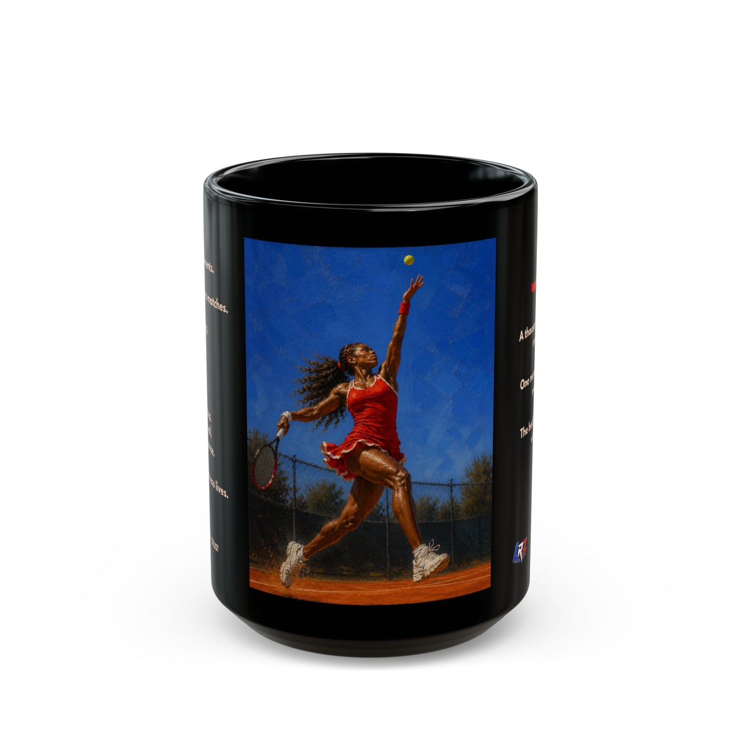 TRUST - Full Extension 3 | Women's Tennis - Heritage - 15oz Daily Mindset Coffee Mug | LRZ Sports
