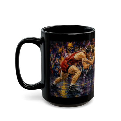 The Tie-Up - 1 - Wrestling Coffee Mug - 15oz - FREE SHIPPING