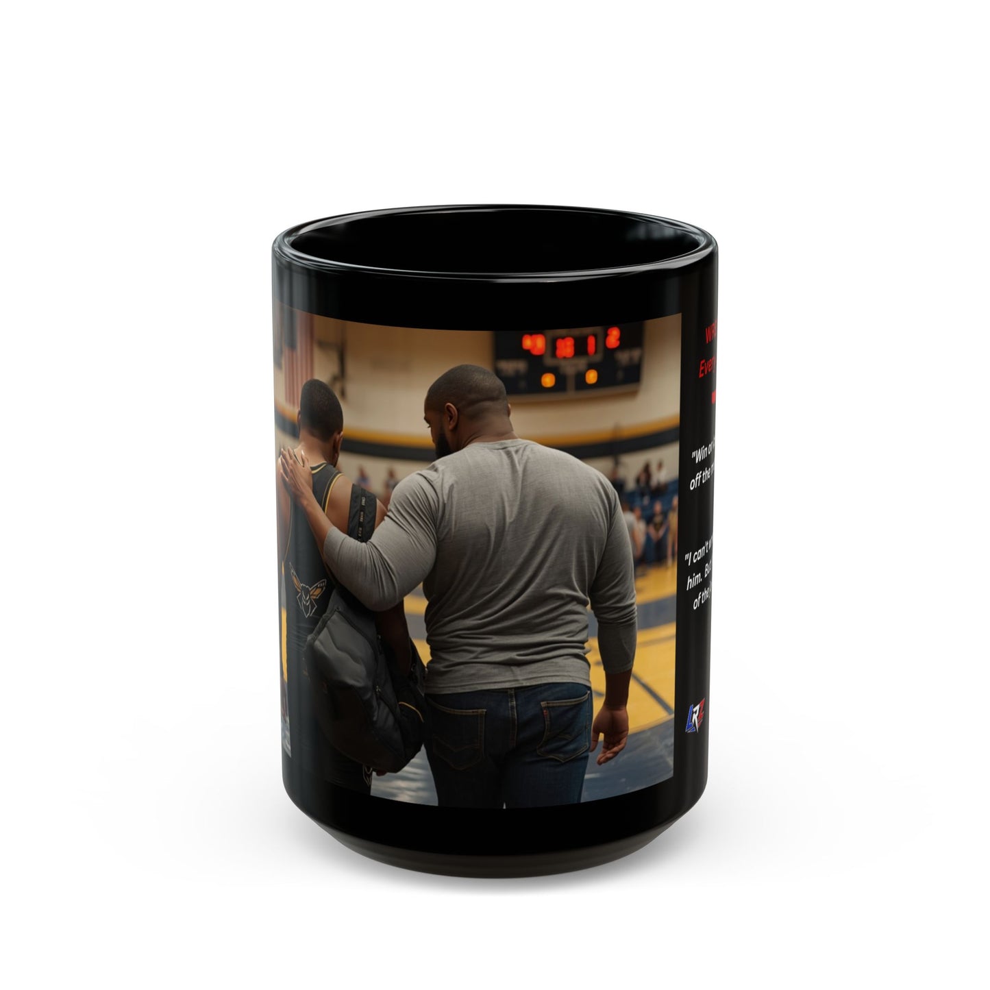 Heritage Edition "Every Step With Him" | Wrestler's Dad 15oz Coffee Mug - FREE SHIPPING