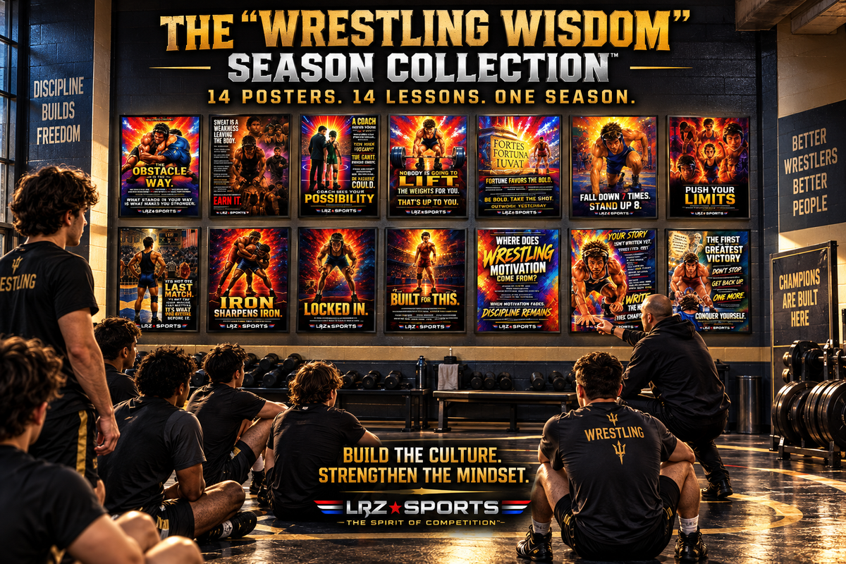The LRZ Sports “WRESTLING WISDOM” Season Collection™ - - FREE SHIPPING