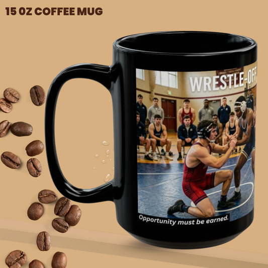 EARN IT — The Wrestle-Off 15 Oz. Coffee Mug - FREE SHIPPING
