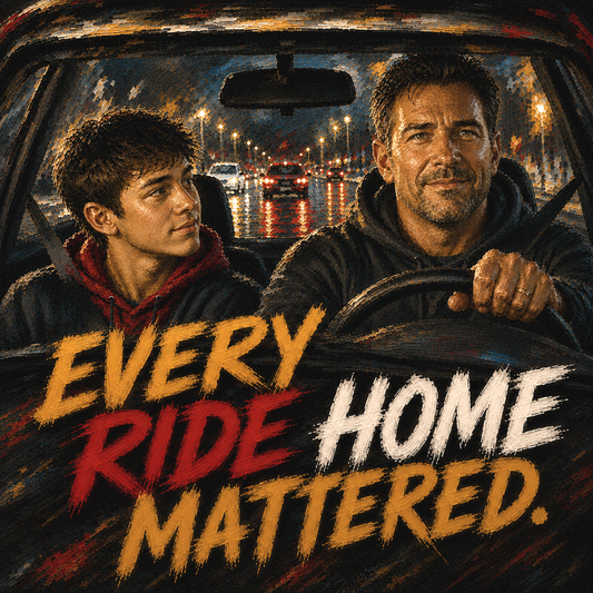 Foundation Edition - EVERY RIDE HOME MATTERED 15 oz. Black Ceramic Wrestling Dad Coffee Mug - FREE SHIPPING