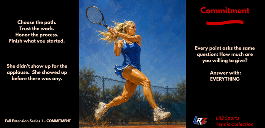 COMMITMENT - Full Extension I | Women's Tennis - Foundation - 15oz Daily Mindset Coffee Mug | LRZ Sports
