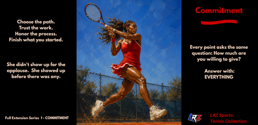 COMMITMENT - Full Extension I | Women's Tennis - Heritage - 15oz Daily Mindset Coffee Mug | LRZ Sports