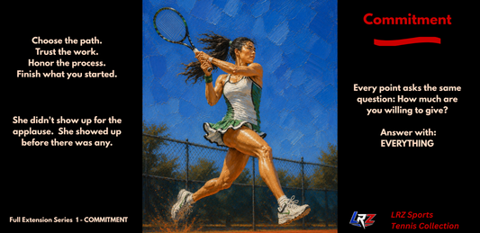 COMMITMENT - Full Extension I | Women's Tennis - Tradition - 15oz Daily Mindset Coffee Mug | LRZ Sports
