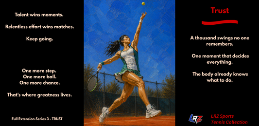 TRUST - Full Extension 3 | Women's Tennis - Tradition - 15oz Daily Mindset Coffee Mug | LRZ Sports