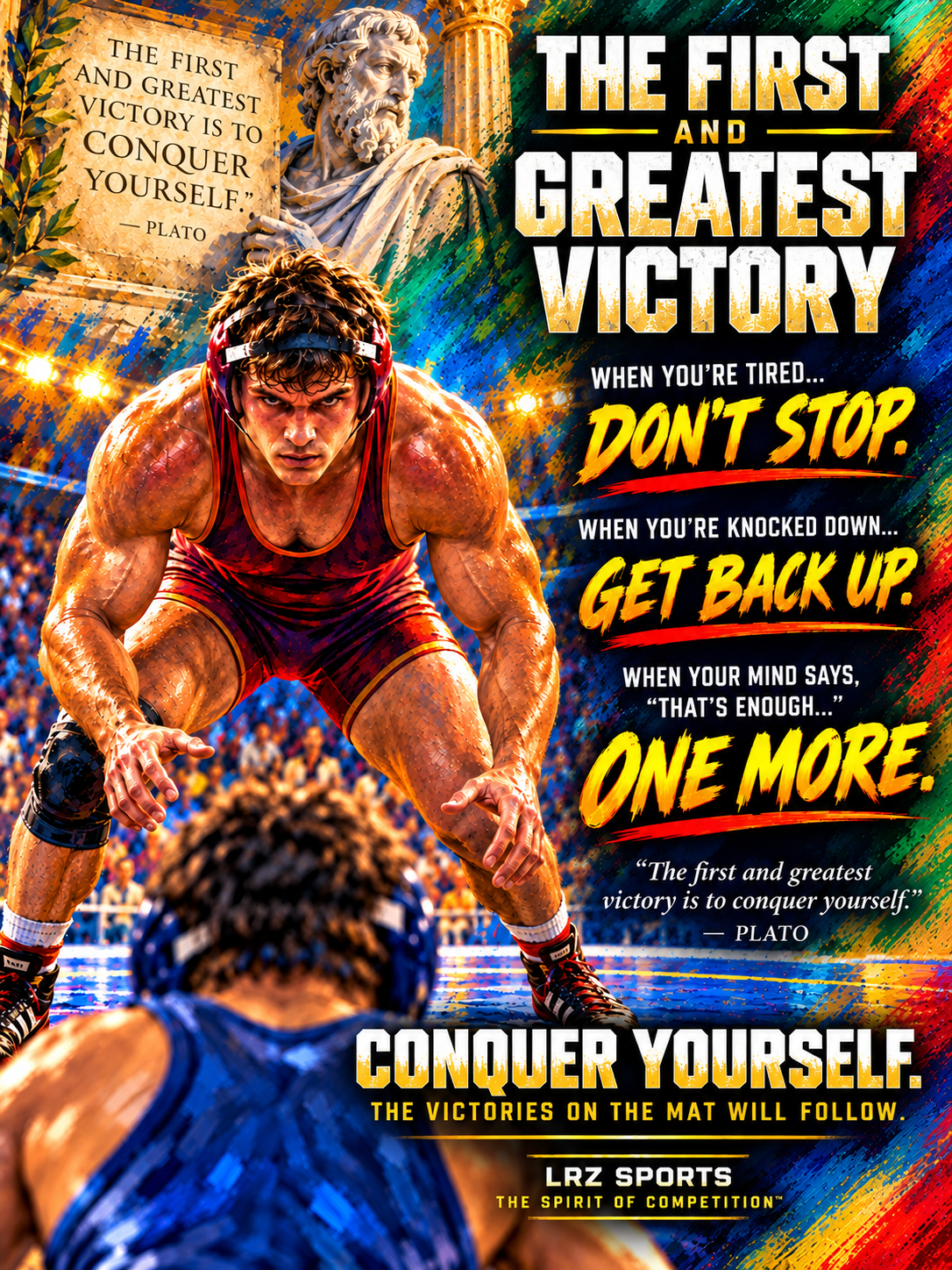 The LRZ Sports “WRESTLING WISDOM” Season Collection™ - - FREE SHIPPING