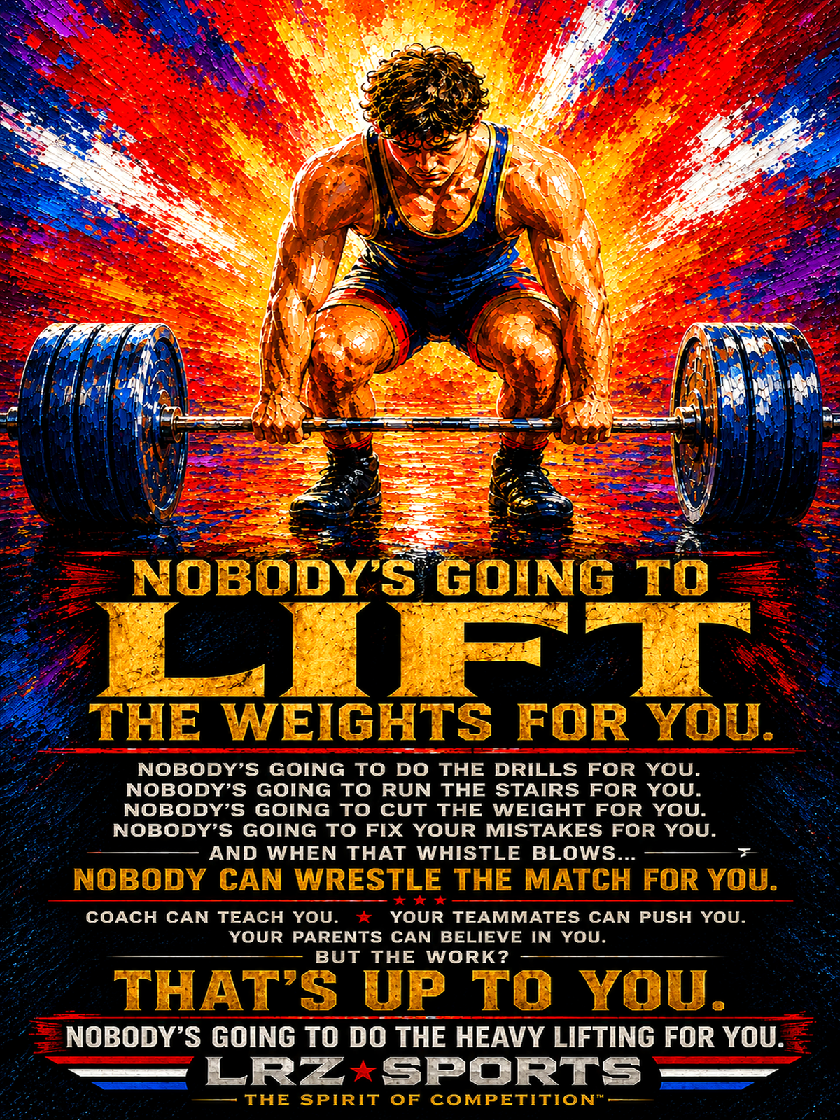 The LRZ Sports “WRESTLING WISDOM” Season Collection™ - - FREE SHIPPING