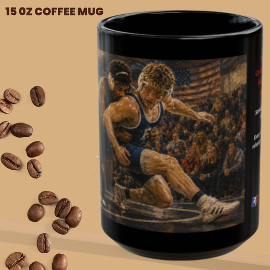 THE STAND UP Wrestling Coffee Mug - Foundation Edition - 15oz FREE SHIPPING