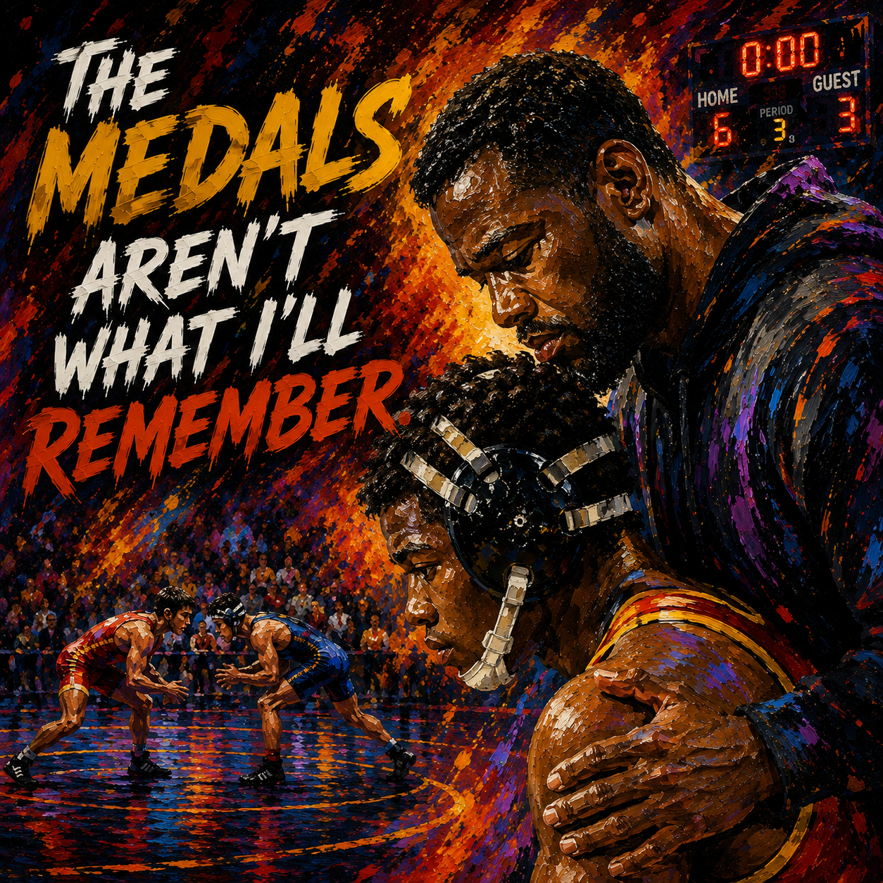Heritage Edition - "The Medals™ - 15 oz. Wrestling Dad Coffee Mug