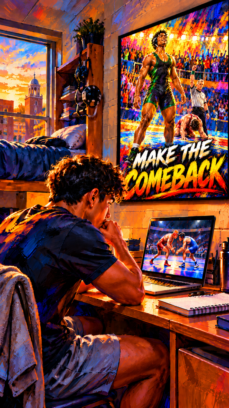 LRZ Statement Series™ - MAKE THE COMEBACK — 33" × 47"