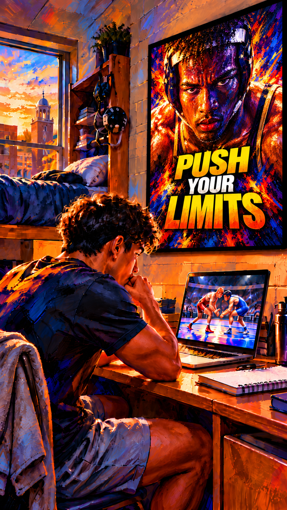 LRZ Statement Series™ - PUSH YOUR LIMITS — 33" × 47"