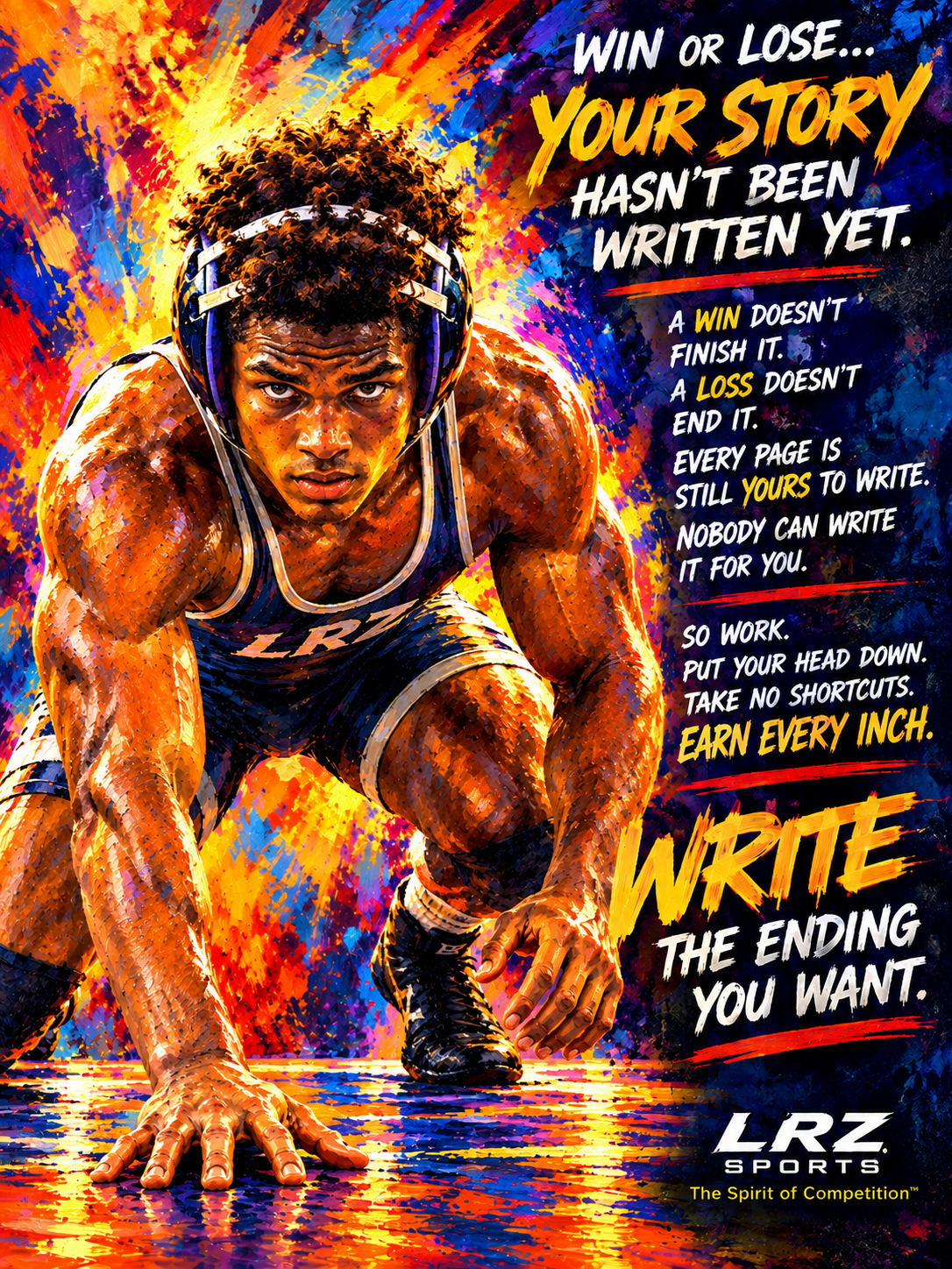 The LRZ Sports “WRESTLING WISDOM” Season Collection™ - - FREE SHIPPING